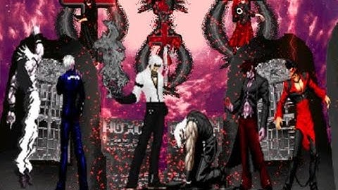 【Mugen】Code.Crashed Killer Team VS Archimonde/FinalRugal Team   NAO隊 VS 阿克蒙德盧卡爾隊 骷髏蛇K boss紅火八神火焰八神秋葉