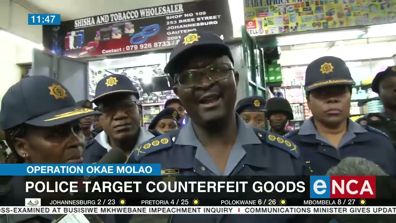Police target counterfeit goods YouTube