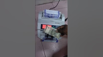 Stok st-mvc01 note counting machine with fake note didection #notecountingmachine ✨