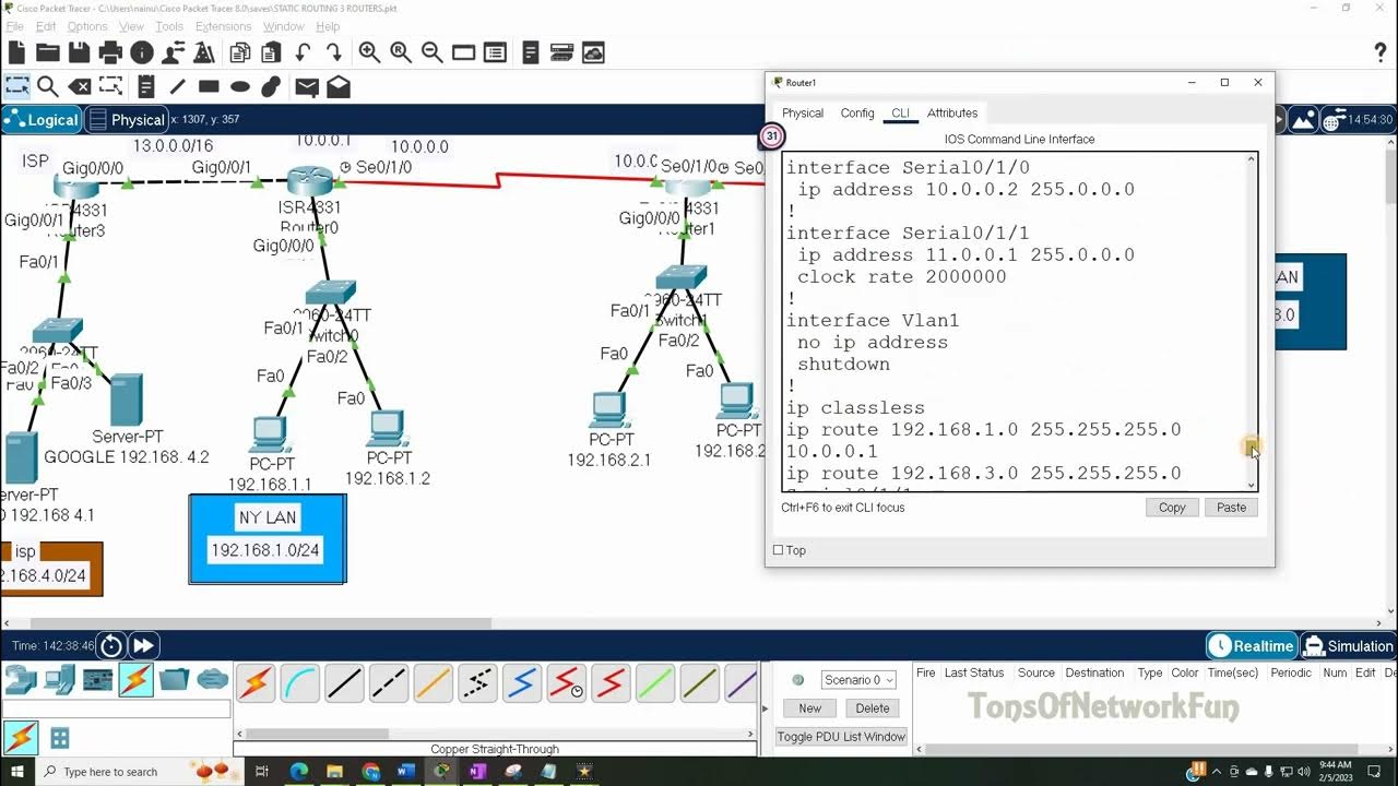 Cisco packet tracer i setting console enable line vty telnet passwords