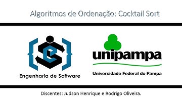 Algorítmo de Ordenação- Cocktail Sort-