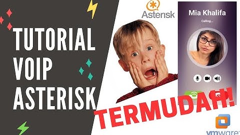 Termudah cuk!!! Tutorial VOIP Asterisk Di Debian 8 VMware || ExpressTalk Softphone