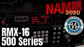 NAMM 2020   AMS Neve RMX 16 Classic 500 Series Reverb