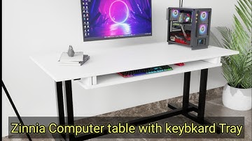 Assembly Instructions of Zinnia Computer Table with Keyboard Tray by Riyan Luxiwood