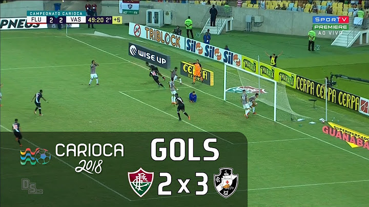 Gols - Fluminense 2 x 3 Vasco - Semifinal Carioca 2018 - Sportv HD⁶⁰