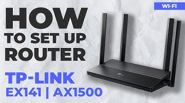 ✅ How to Set Up TP-Link EX141 | How to Setup TP-Link AX1500 WiFi Router