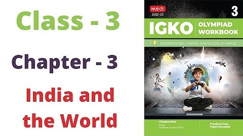 IGKO General Knowledge Olympiad Class - 3 | C - 3 | India and the World | Sample paper 2022- 23