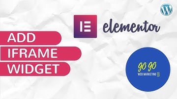 How to insert an iframe widget into Elementor on Wordpress?