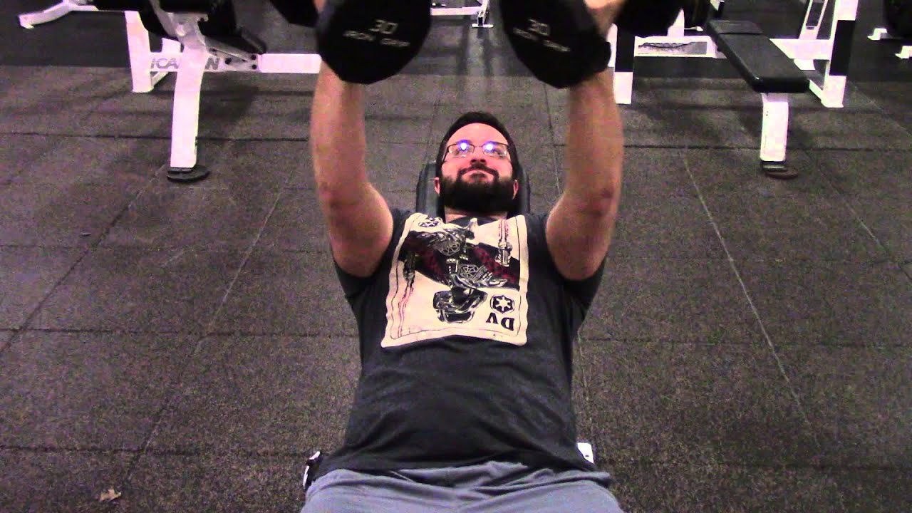 How to Perform Incline Dumbell Fly **Beginner Chest**