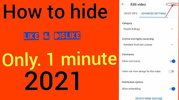 How to hide like and dislike _only 1 minute _2021 #shorts #youtubeshorts #youtube
