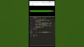 Glowing Progress Bar in HTML CSS #shorts  #css #trending #tutorial #coding #cssanimation