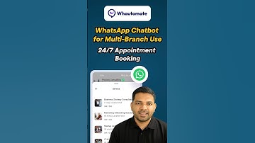 WhatsApp Chatbot for Multi-Branch Appointment Booking – 24/7 Automation #whautomate #tamil