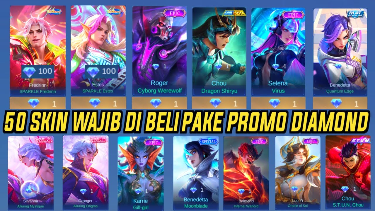 REKOMENDASI 50 SKIN WAJIB DI BELI PAKE PROMO DIAMOND ALL STAR HARGA rekomendasi-50-skin-wajib-di-beli-pake-promo-diamond-all-star-harga