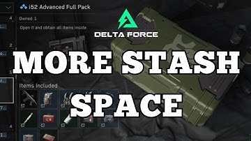 DELTA FORCE MOBILE 🖤 MORE STASH SPACE