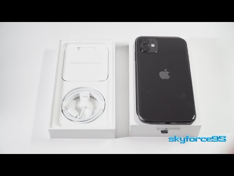Apple iPhone 11 (Black) Unboxing & Setup in 2021