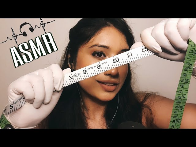 ASMR | Measuring 📏 Your Face With Gloved Hand🧤 | Personal Attention, Whispering | THE VJ ASMR