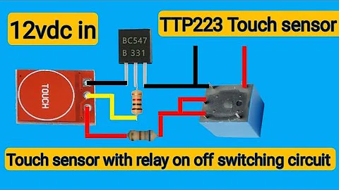 TTP223 TOUCH SENSOR MODULE USE ON OFF SWITCHING CIRCUIT || AMAR TECHNOLOGYEPROJECTS