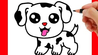 How to draw a dog / Cómo dibujar un perro / Сурет салу күшік / it rasmini chizish / рисование собака