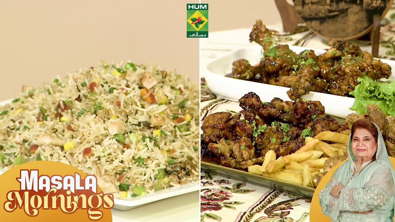 Three Wings Platter, Four Treasure Rice | Shireen Anwar | Masala Mornings | 11 Sept 26 | Masala Tv