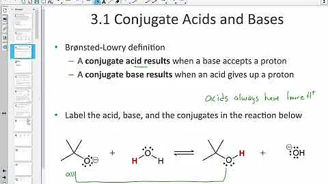 Chapter 3 Acids and Bases Lesson 1