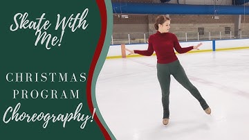 Learn the Choreography for a Christmas Figure Skating Program!