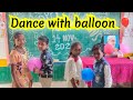 Fun game physical development exercise fun play balloon dance