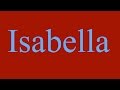 Isabella S Alphabet Song