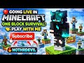 Playing Minecraft One Block LIVE With Subscribers 😱 Join Fast!