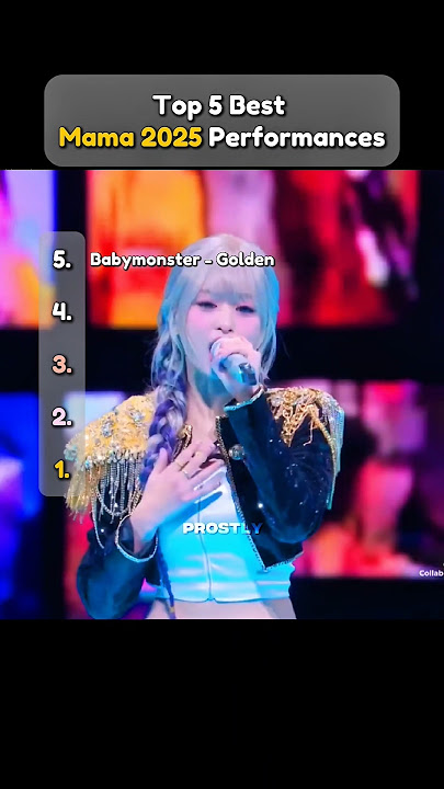 (DAY 2) Top 5 Best Mama 2025 Performances #babymonster #straykids #alldayproject #aespa #cortis#mama