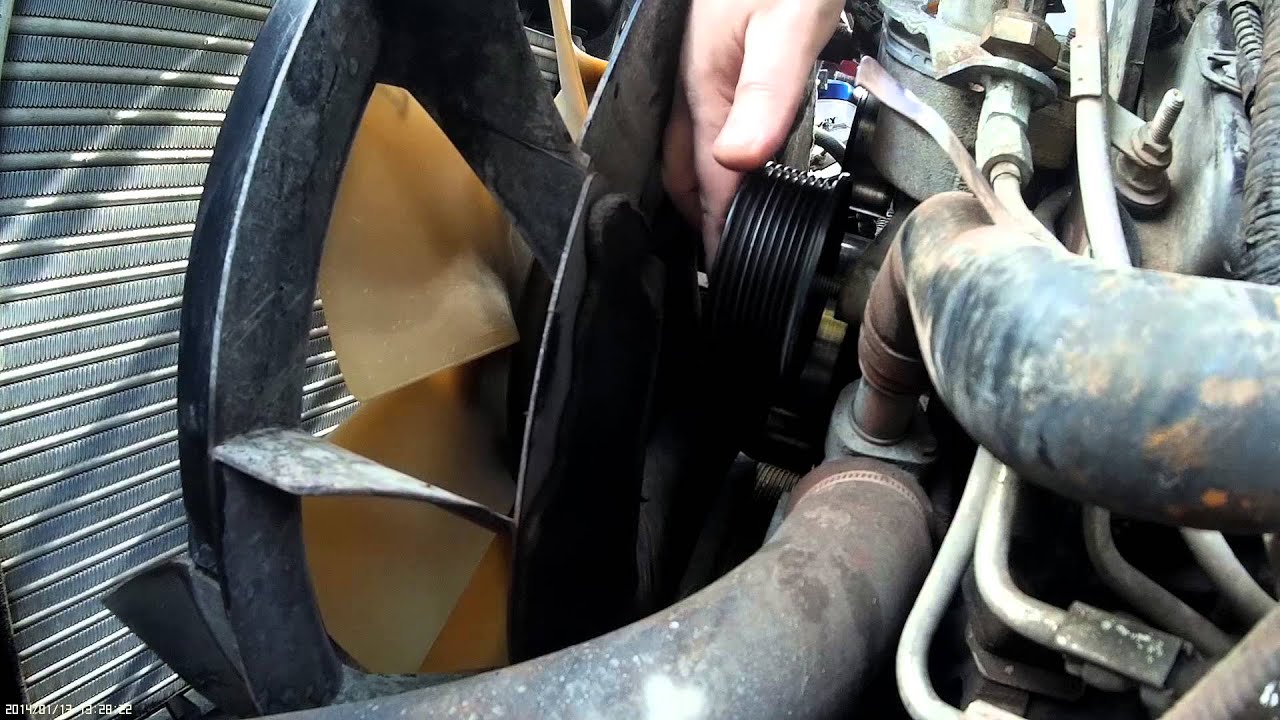 HowTo: Install Idler Pulleys on 2005 Ford F250 Powerstroke Diesel - YouTube