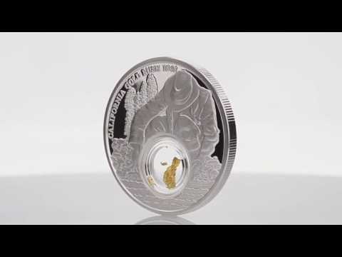 2016 1 Oz Silver Gold Rush Coin