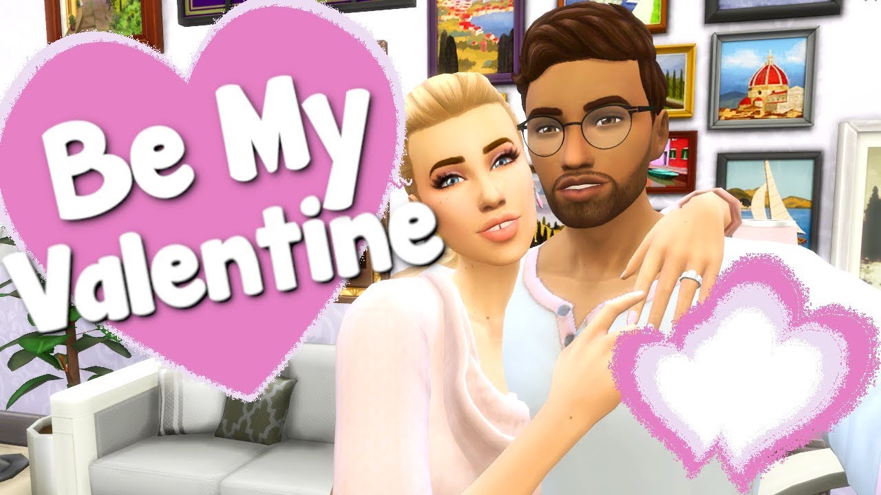 BE MY VALENTINE 💕 Couple Create a Sim || The Sims 4 (With CC) - YouTube