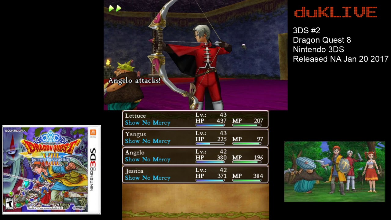 Dragon Quest 8 3DS v51 YouTube
