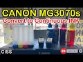 Canon MG3070s Convert Into CISS