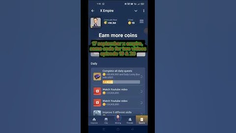 X empire 17 & 18 september video codes| #video #video #viralshorts