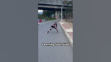 Learning Soul Slide - Inline Skating #inlinedownhill #inlineskating #rollerblading