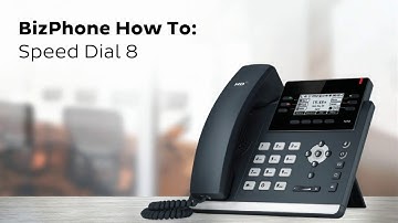 BizPhone How To: Speed Dial 8