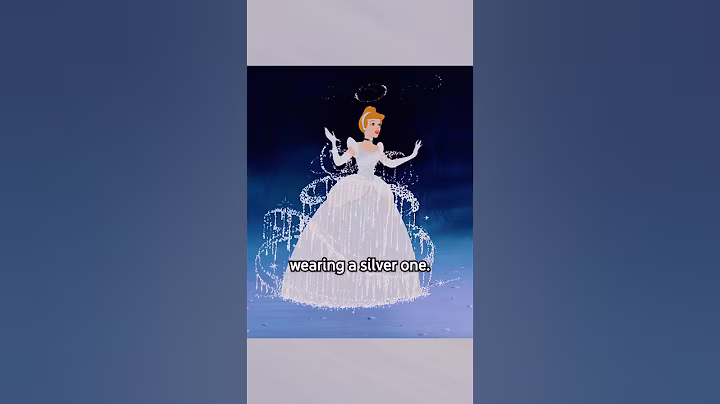 Cinderella’s dress is silver but we remember it as blue?! #shorts