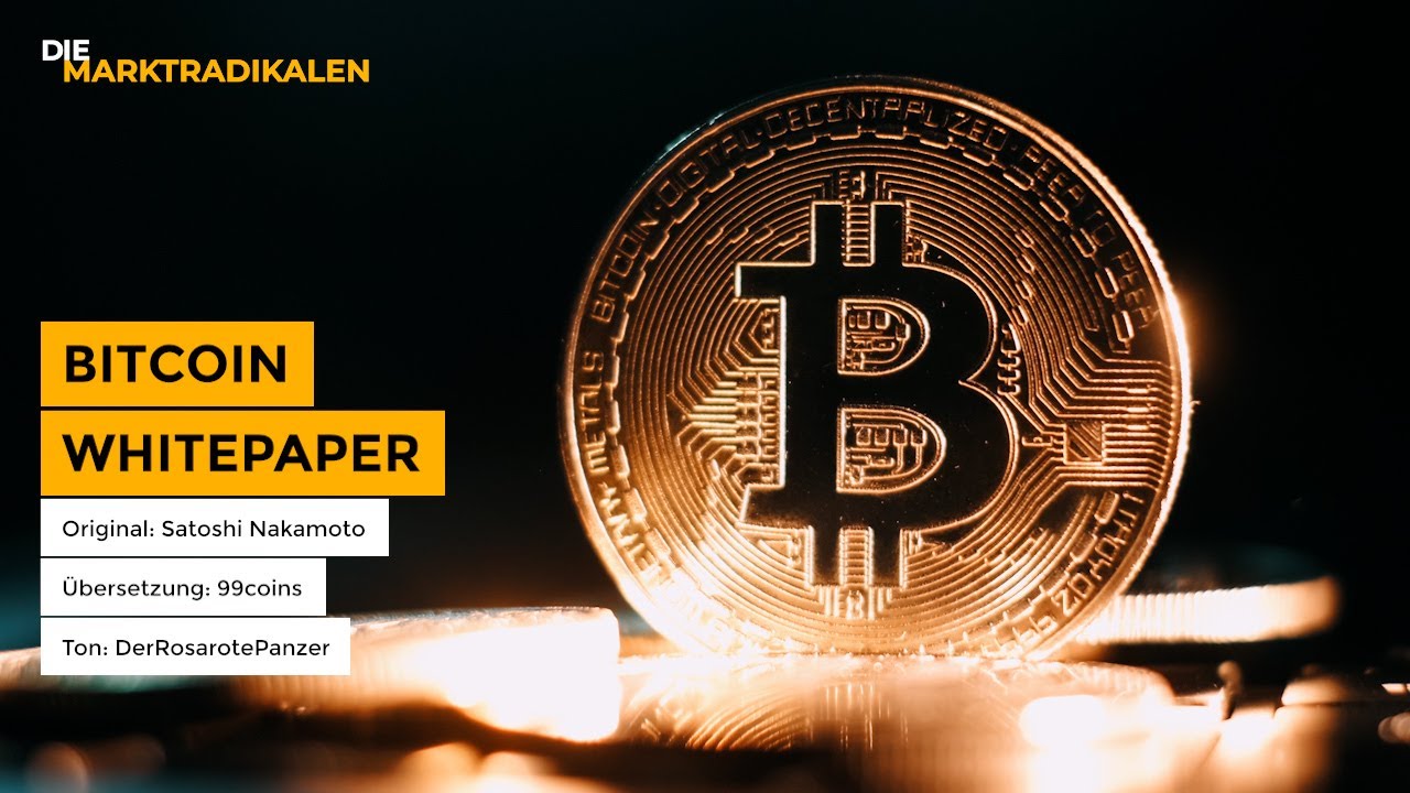 Das Bitcoin Whitepaper [Deutsch/German] - YouTube