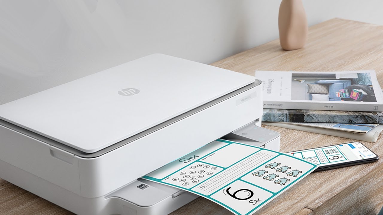 HP ENVY 6055 Wireless All-in-One Printer | Mobile Print, Scan & Copy ✓  (Review) - YouTube