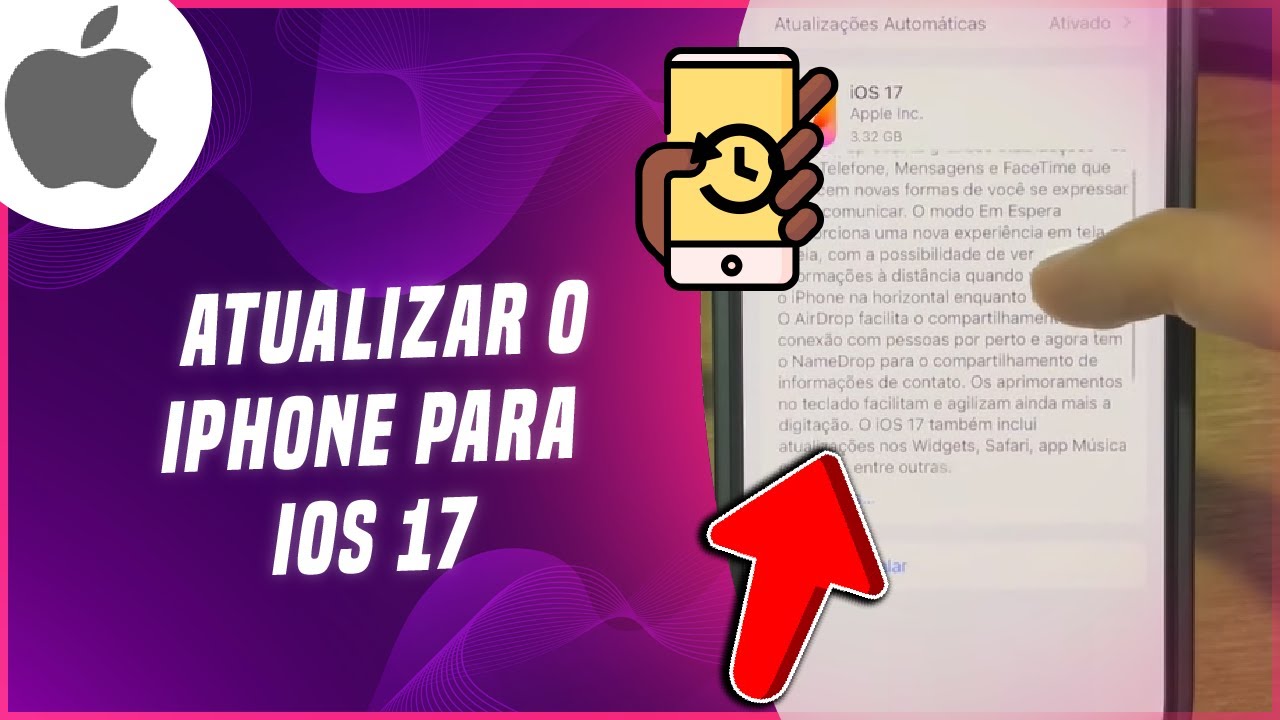 COMO ATUALIZAR O IPHONE PARA IOS 17 - YouTube