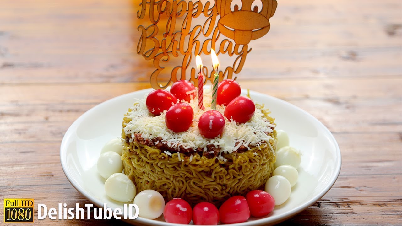 RESEP KREATIF Kue Tart Indomie YouTube