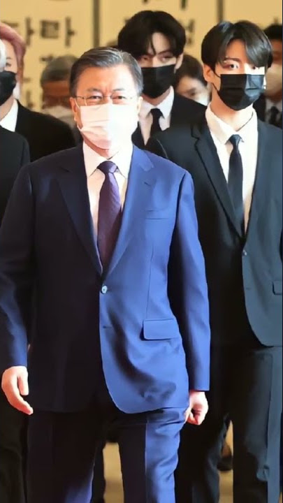 BTS Bertemu Presiden moon jae in | #btsfans #kpop