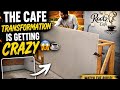 The café transformation is getting CRAZY 🤯☕🔥