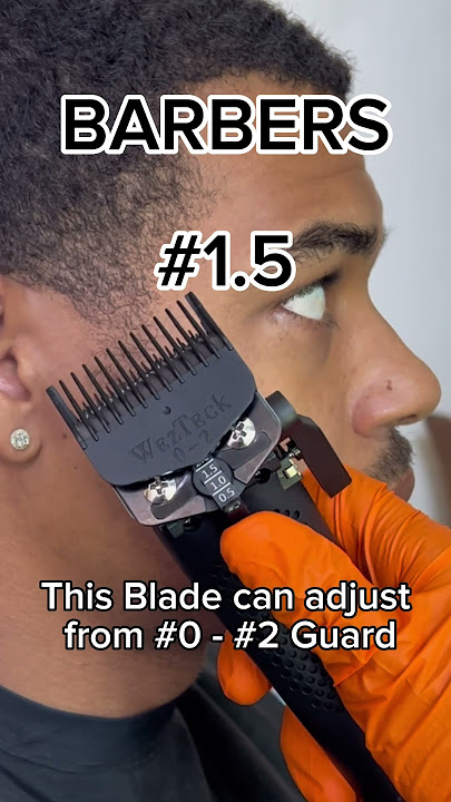 The ultimate hair clipper blade is here! WezTeck one blade can adjust from #0 - #2 guard !