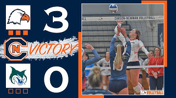Carson-Newman Volleyball: C-N 3, Georgia College 0 highlights 10-11-19