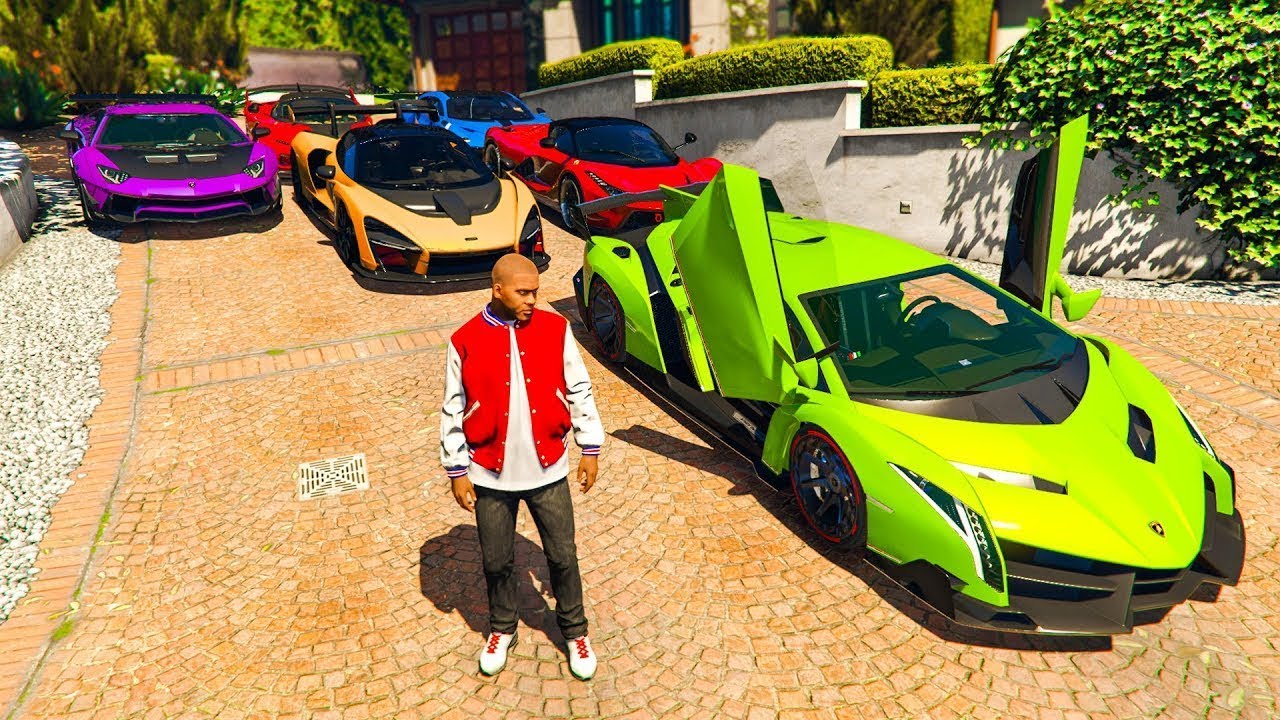 GTA V | Driving Luxury Car with Micheal - YouTube