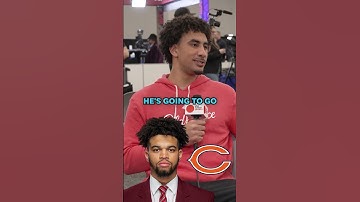 Will Chicago Bears pick Caleb Williams over Justin Fields next season? We ask NFL stars #shorts