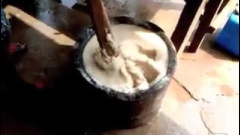 Nigerian Food: how-to make traditional Eba