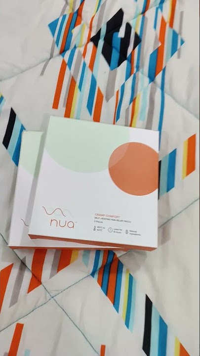 #nua #cramp comfort.  self heating pain relief patch